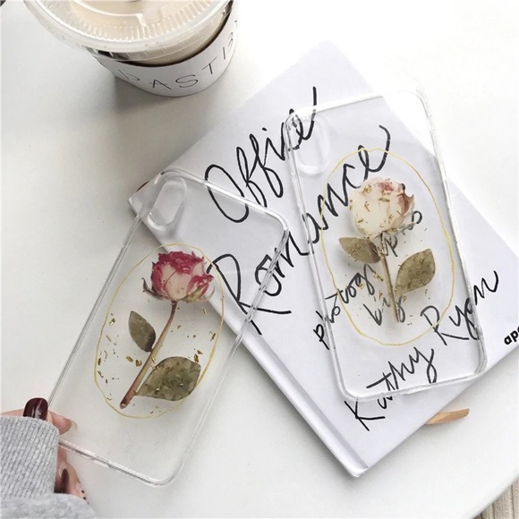 NEW iPhone Max/XR/X/XS/Plus Transparent Rose case - Picture 5 of 5